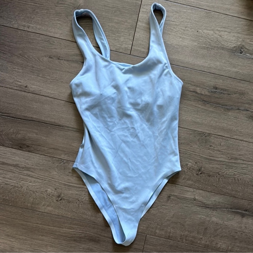 Alo blue bodysuit